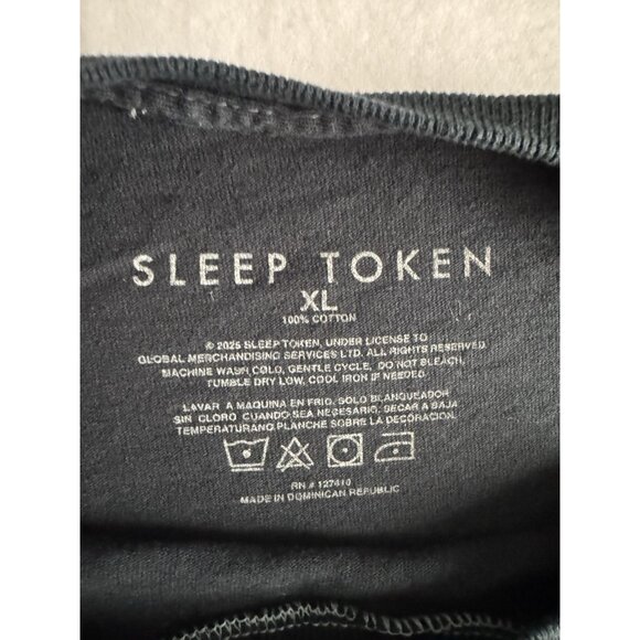 Sleep Token Vessel Chokehold Hands Tiedye T-Shirt Size XL Band Tour  Black Blue - Picture 7 of 7
